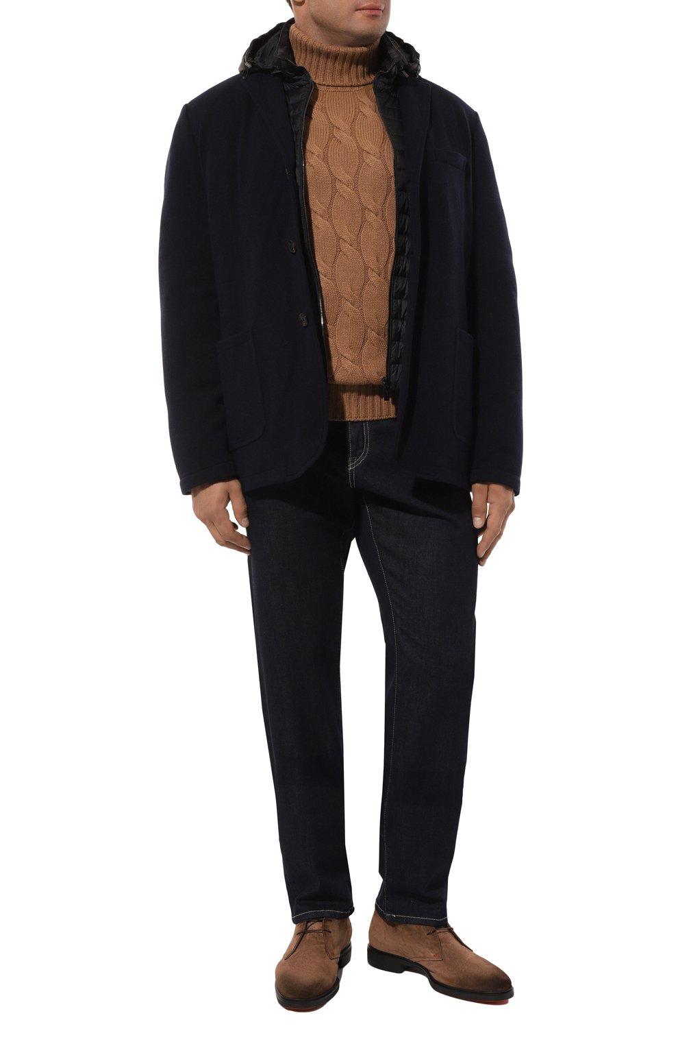 Пуховая куртка bellotto-mrw MOORER темно-синего цвета по цене 279500 руб., арт. T0LLEB-MRW_SET, фото 2 Пуховая куртка bellotto-mrw MOORER, арт. T0LLEB-MRW_SET, фото 2