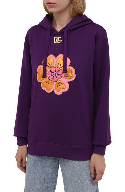 Хлопковое худи DOLCE & GABBANA, арт. F9K47Z/G7BBQ, фото 3