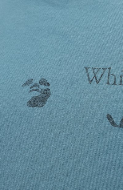 Хлопковая футболка OFF-WHITE, арт. 0MAA027F20FAB0014310, фото 5