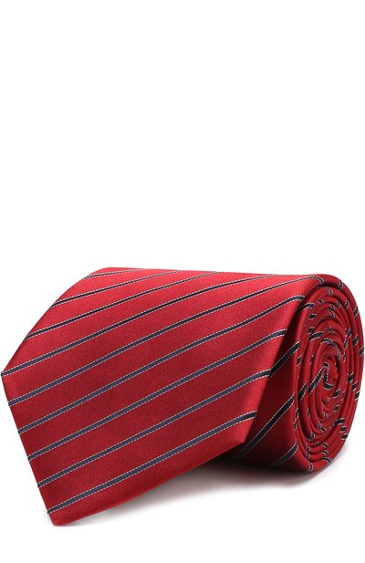 Мужской шелковый галстук в полоску LANVIN, арт. 2231/TIE