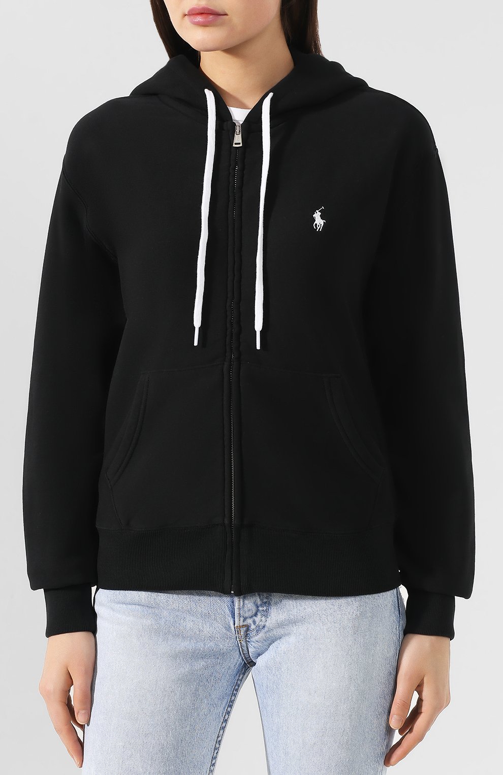Хлопковый кардиган POLO RALPH LAUREN черного цвета по цене 11400 руб., арт. 211757180, фото 3 Хлопковый кардиган POLO RALPH LAUREN, арт. 211757180, фото 3