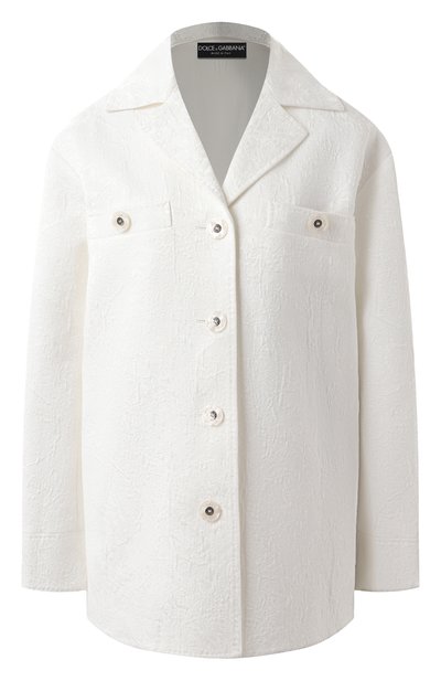 Женский жакет из хлопка и вискозы DOLCE & GABBANA, арт. F0E1XT/FJTBV