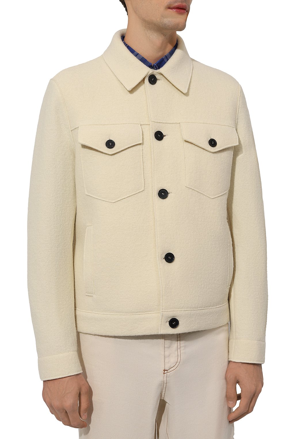 Шерстяная куртка-рубашка HARRIS WHARF LONDON, арт. C9331MLC, фото 3