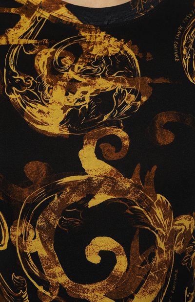 Хлопковая футболка VERSACE JEANS COUTURE, арт. 76HAH6D8/JS287, фото 5