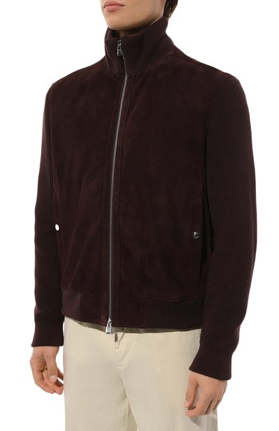 Замшевый бомбер h-mersey BOSS, арт. 50519802, фото 3