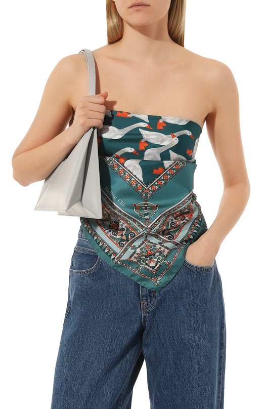 Шелковый платок Show Radical Chic 444061.07.02 Голубой  444061.07.02 Фото 3