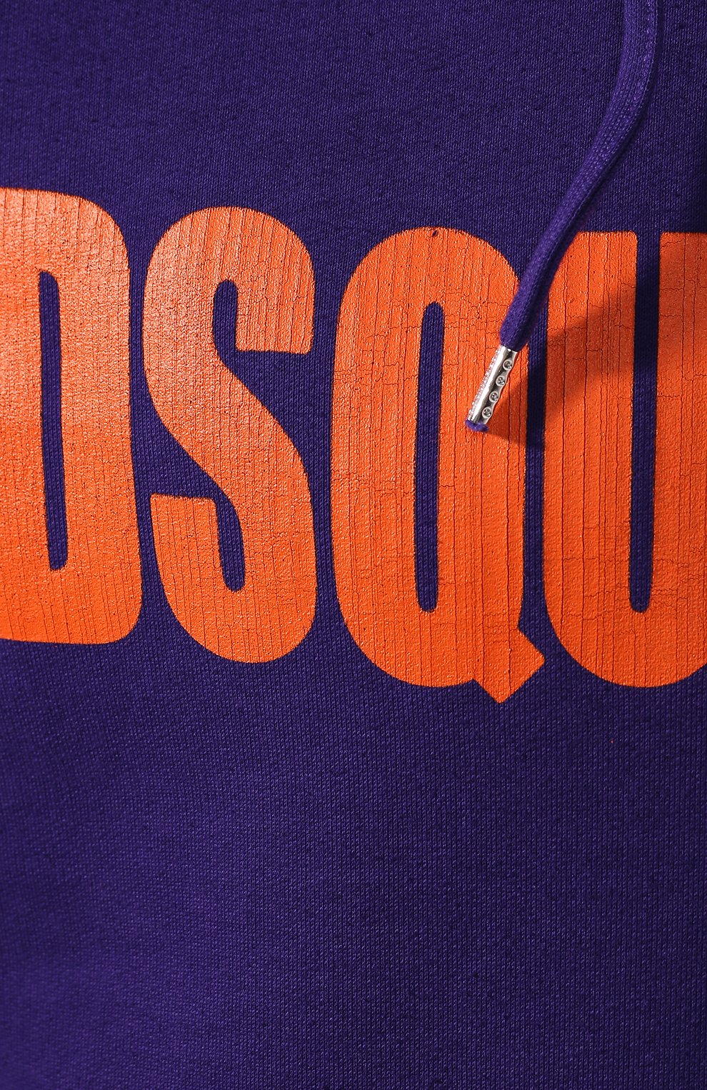 Хлопковое худи DSQUARED2 фиолетового цвета по цене 28250 руб., арт. S74GU0358/S25030, фото 5 Хлопковое худи DSQUARED2, арт. S74GU0358/S25030, фото 5