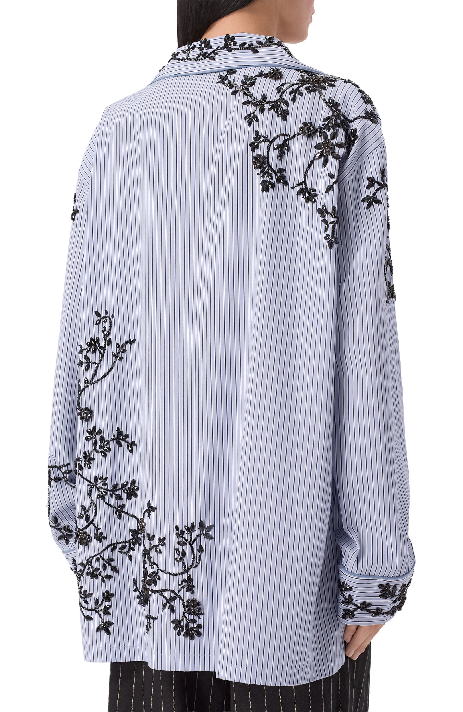 Рубашка из хлопка и шелка DOLCE & GABBANA, арт. F5U42Z/GDDRZ, фото 4