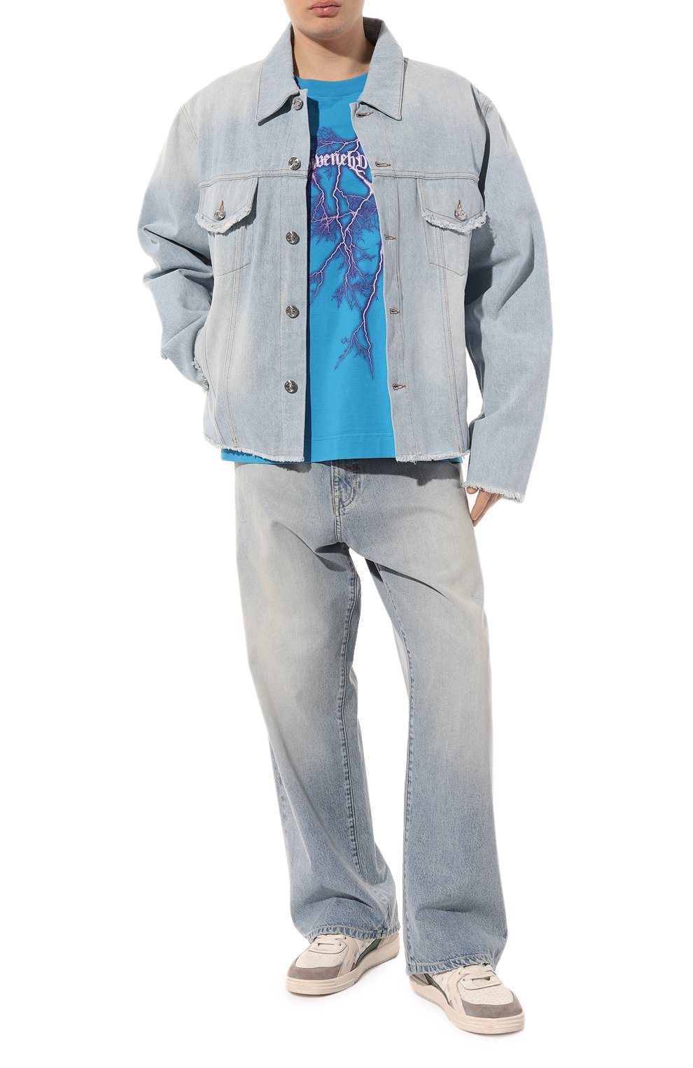 Хлопковая футболка GIVENCHY, арт. BM71JB3YJA, фото 2