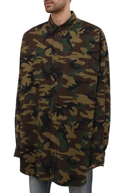 Хлопковая рубашка BALENCIAGA, арт. 659027/TKL14, фото 3