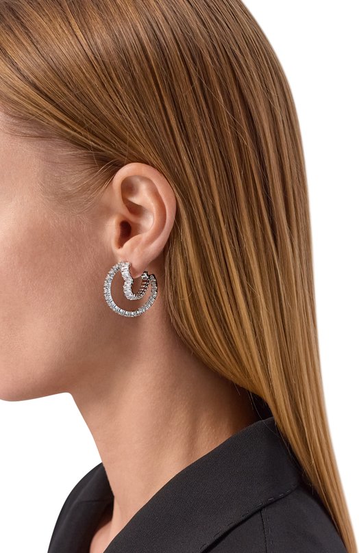 Серьги Matrix Swarovski 5705748 Серебряный  5705748 Фото 2