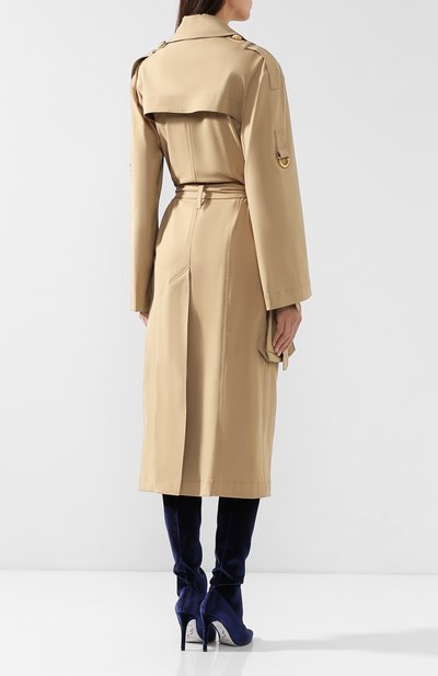 Двубортное пальто BALMAIN бежевого цвета по цене 298000 руб., арт. RF18232/X139, фото 4 Двубортное пальто BALMAIN, арт. RF18232/X139, фото 4