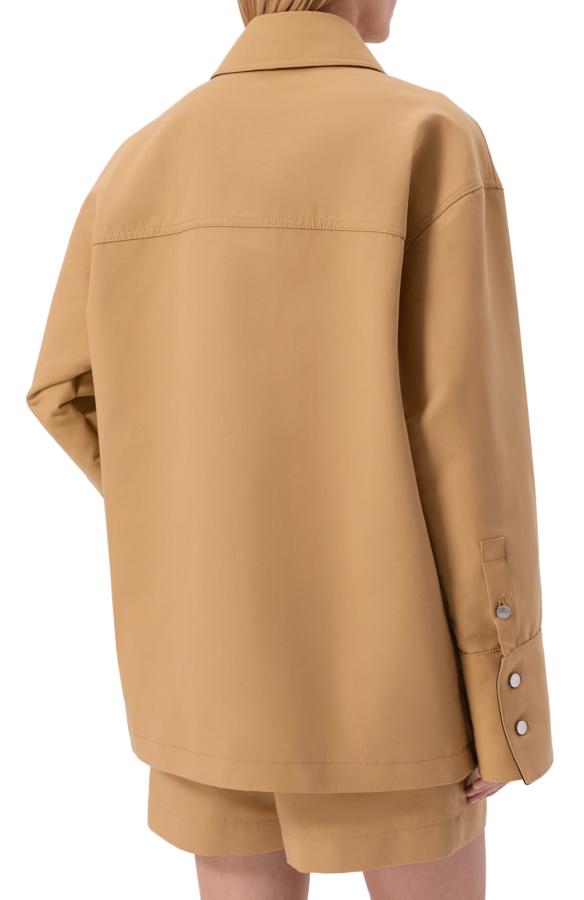 Хлопковая куртка ARMARIUM бежевого цвета по цене 132000 руб., арт. ARMFWJ023/C018, фото 4 Хлопковая куртка ARMARIUM, арт. ARMFWJ023/C018, фото 4