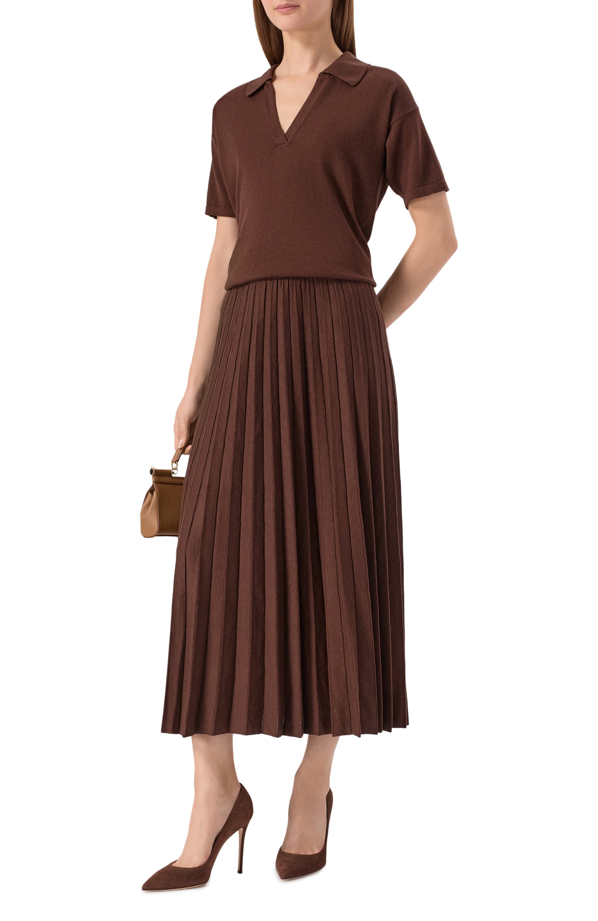 Поло из шелка и хлопка MVST, арт. WS61-612MU, фото 2