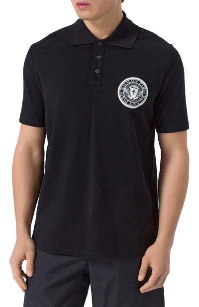 Хлопковое поло BALMAIN, арт. EH1GC026/BC94, фото 3