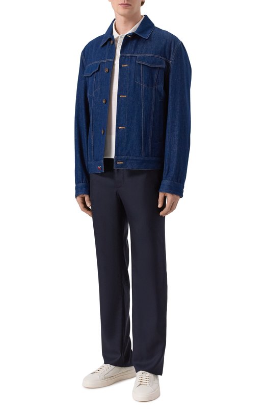 Брюки из кашемира и шелка MVST M25.1MM.T413/775 Синий  M25.1MM.T413/775 Фото 2