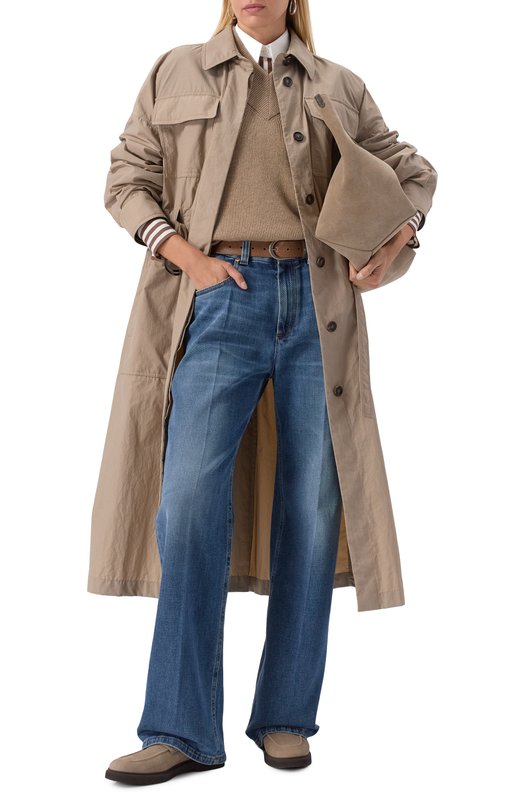 Плащ Brunello Cucinelli MD5999922P Бежевый  MD5999922P Фото 2