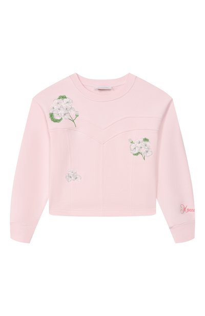 Хлопковый свитшот MONNALISA, арт. 79G600