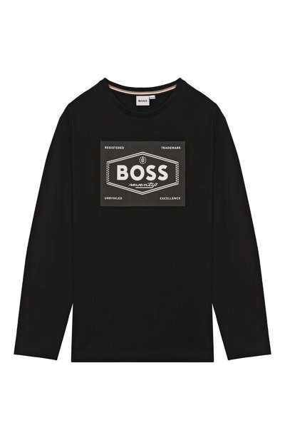 Хлопковый лонгслив BOSS, арт. J51221/6A-12A