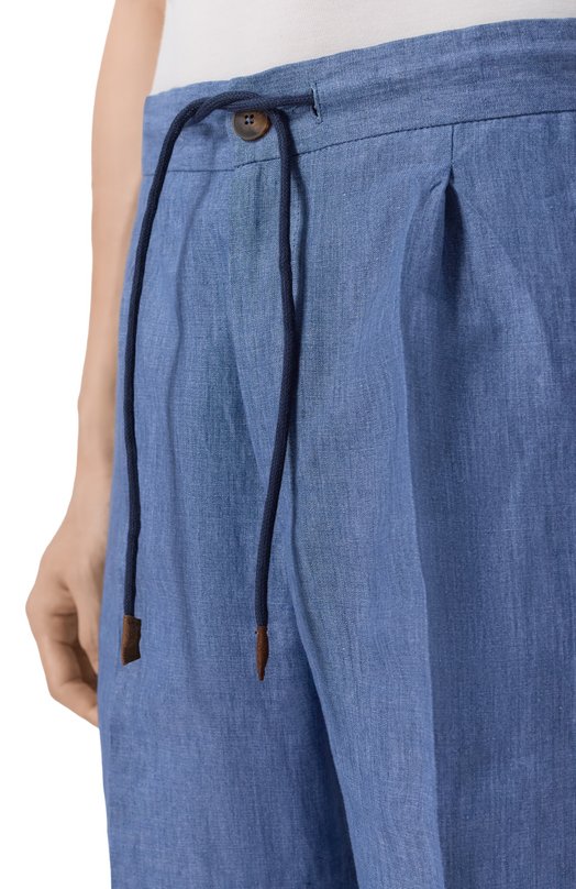 Льняные шорты Gran Sasso 76112/57817 Синий  76112/57817 Фото 5