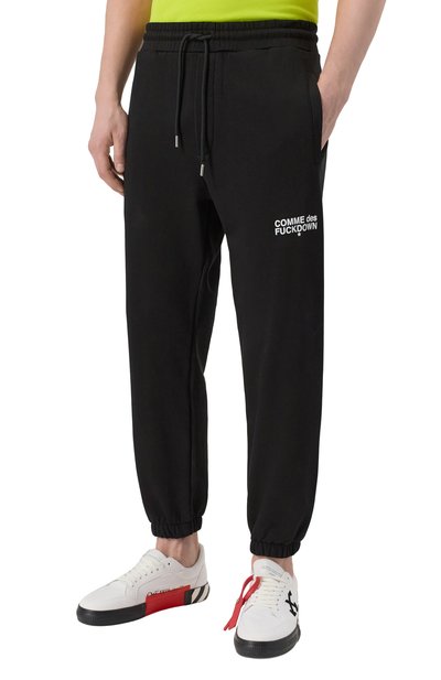 Хлопковые джоггеры COMME DES FUCKDOWN, арт. CFABM01514, фото 3