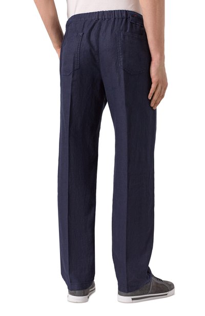 Брюки изо льна и хлопка KITON, арт. UPR003LK0636F19, фото 4