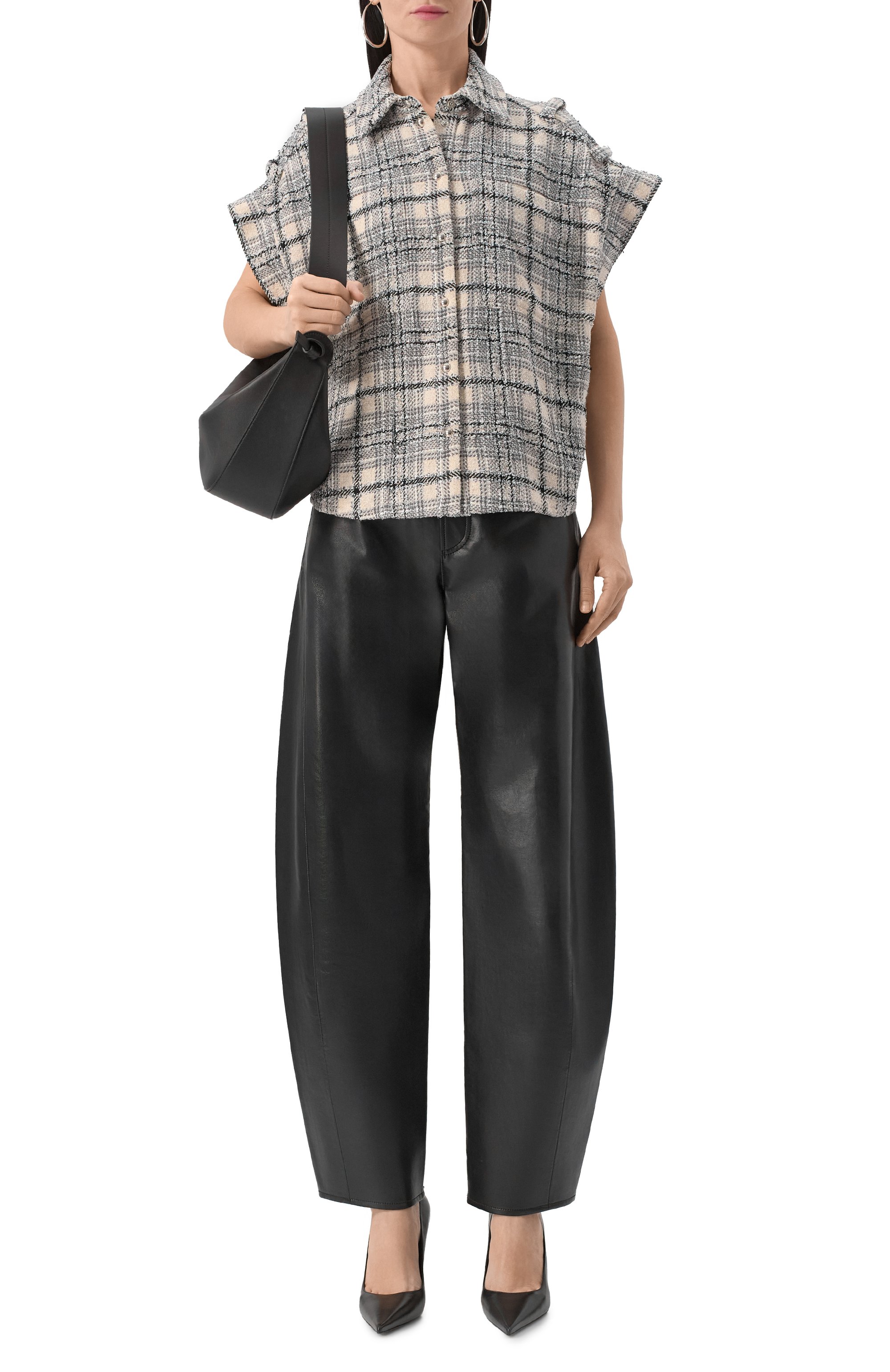 Брюки AGOLDE черного цвета по цене 69500 руб., арт. A203-1285, фото 2 Брюки AGOLDE, арт. A203-1285, фото 2