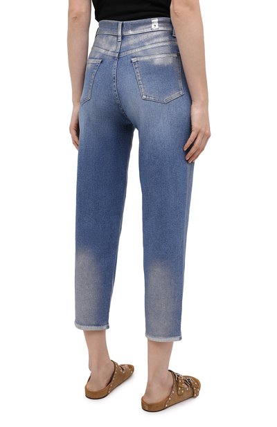 Джинсы 7 FOR ALL MANKIND голубого цвета по цене 34050 руб., арт. JSA71200SK, фото 4 Джинсы 7 FOR ALL MANKIND, арт. JSA71200SK, фото 4