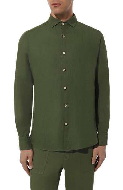 Льняная рубашка MC2 SAINT BARTH, арт. STBM/PAMPL0NA/01433F, фото 3