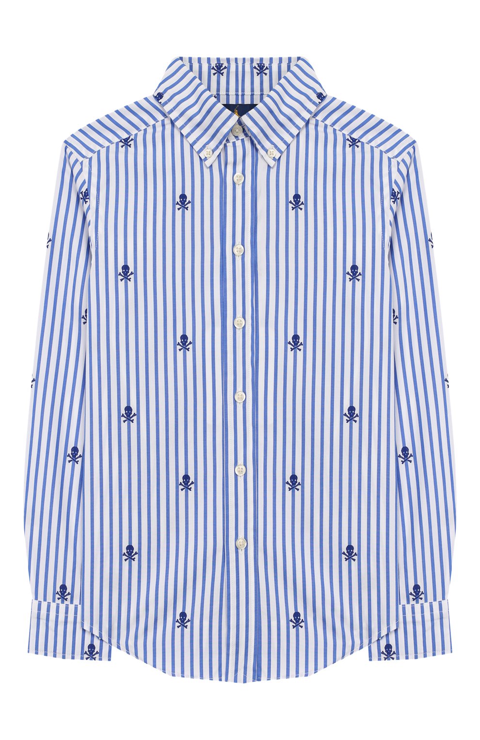 Хлопковая рубашка RALPH LAUREN белого цвета по цене 10700 руб., арт. 323750018, фото 1 Хлопковая рубашка RALPH LAUREN, арт. 323750018, фото 1