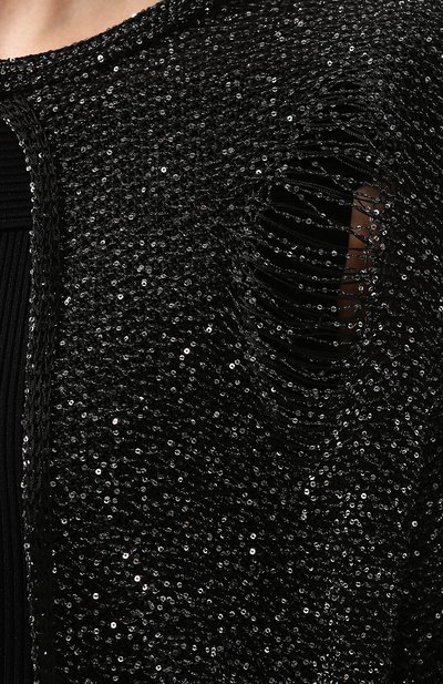 Кардиган BALMAIN черного цвета по цене 199500 руб., арт. TF17531/K019, фото 5 Кардиган BALMAIN, арт. TF17531/K019, фото 5