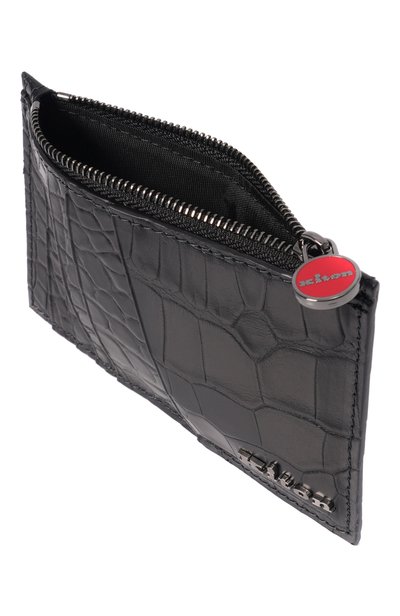 Футляр для кредитных карт из кожи аллигатора KITON, арт. UPEA009N01243, фото 3