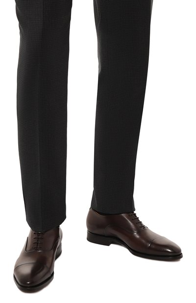 Кожаные оксфорды W.GIBBS, арт. 7255018/C0RTINA, фото 3