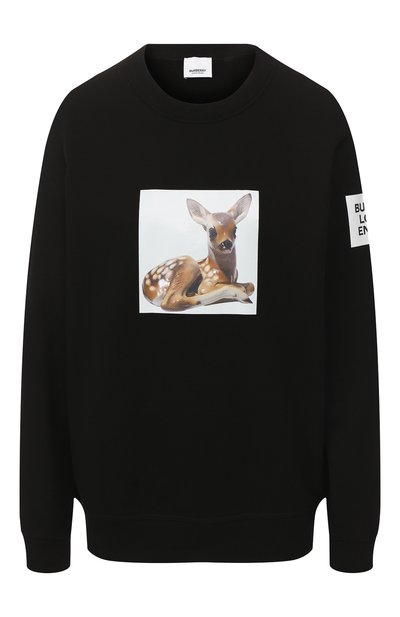 Женский хлопковый свитшот BURBERRY, арт. 8013671