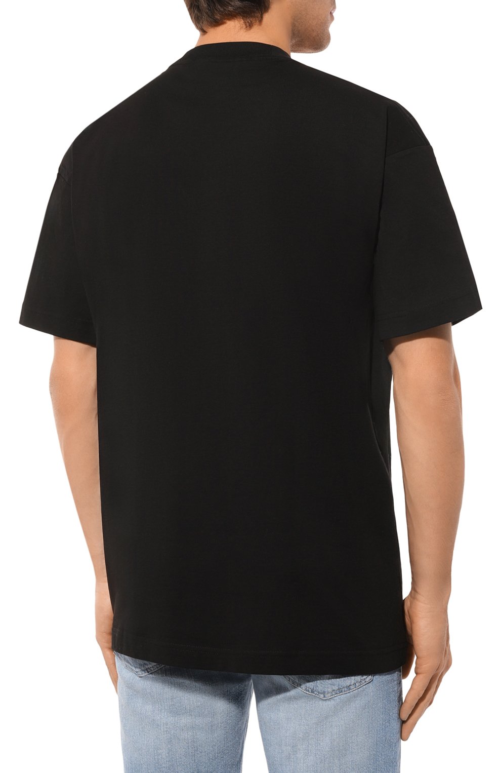 Хлопковая футболка PALM ANGELS, арт. PMAA001F24JER010, фото 4