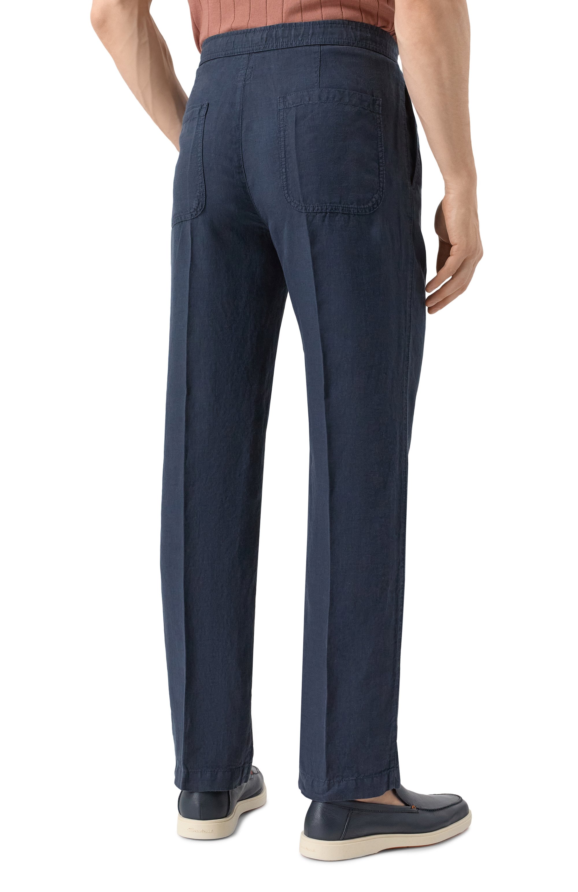 Льняные брюки 120% LINO, арт. 32ALIM29PT/0253/000, фото 4