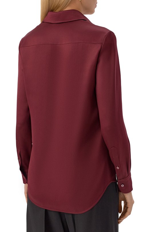Шелковая блузка MVST M25.1PW.B004 Бордовый  M25.1PW.B004 Фото 4
