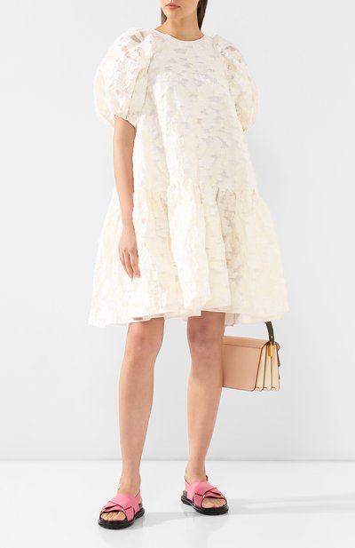 Платье CECILIE BAHNSEN белого цвета по цене 139000 руб., арт. AW19-0051, фото 2 Платье CECILIE BAHNSEN, арт. AW19-0051, фото 2