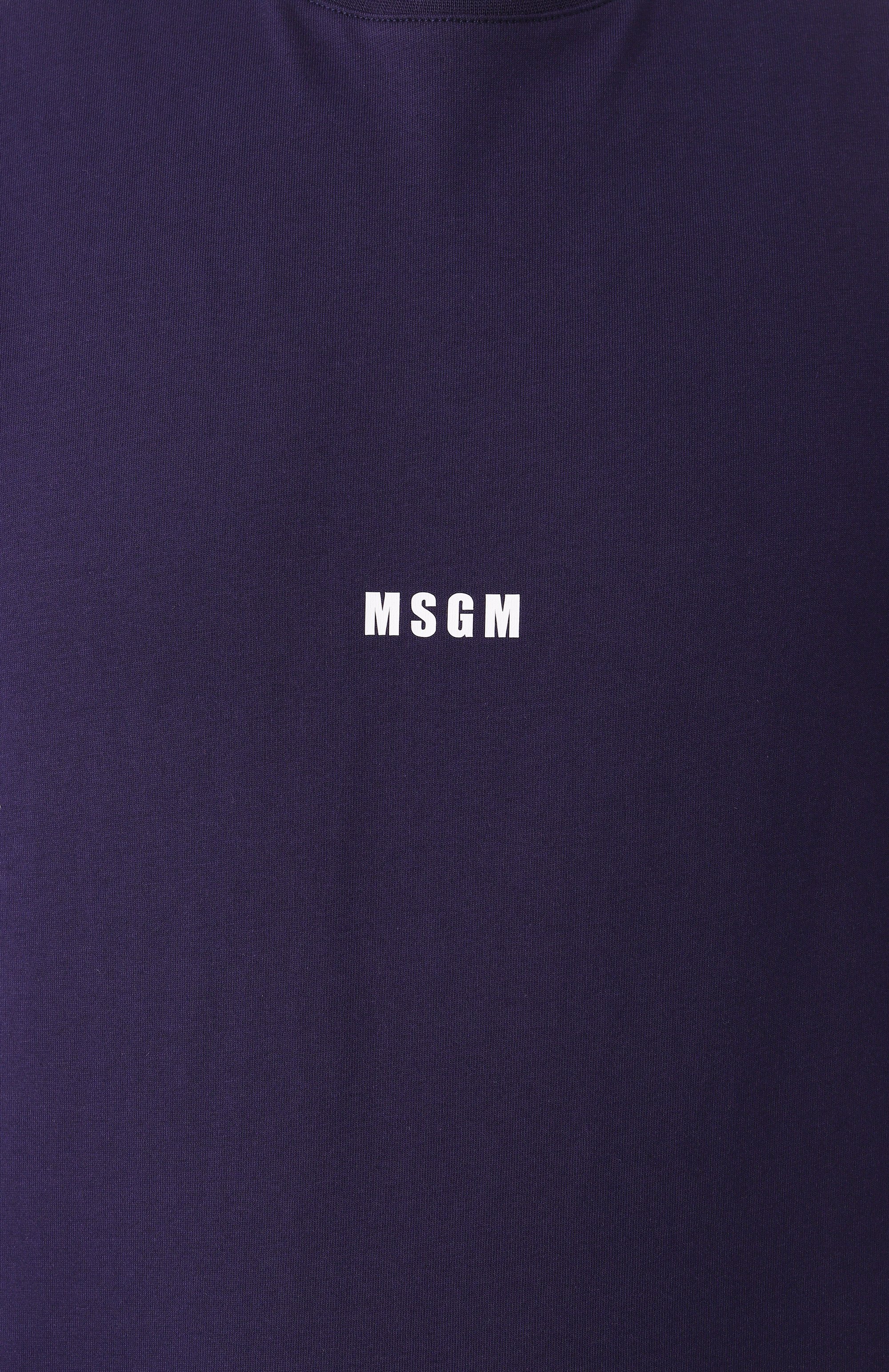 Хлопковая футболка MSGM, арт. 3840MM500/257002, фото 6