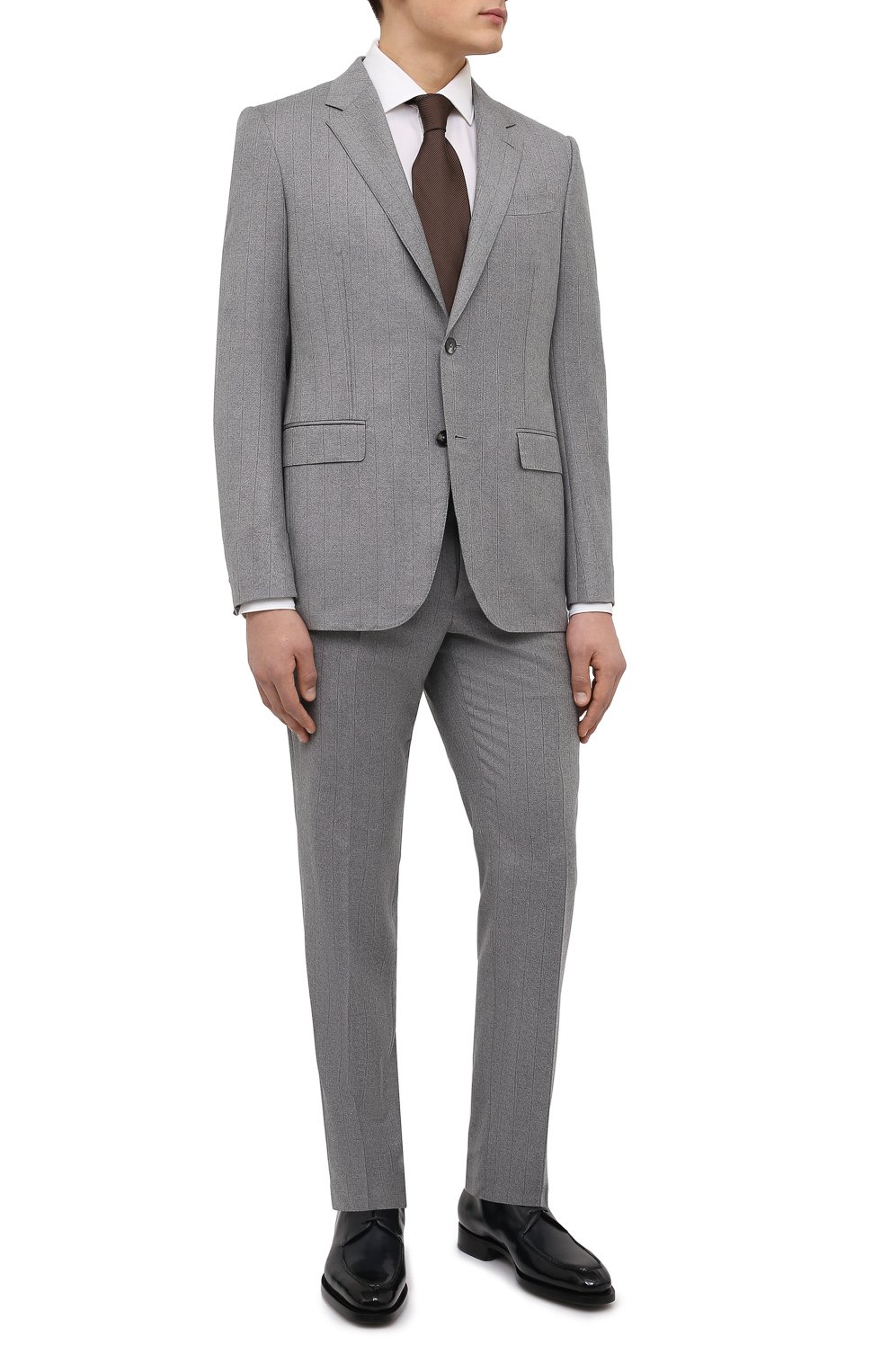 Сорочка из хлопка и кашемира ZEGNA, арт. UVX44/SRF5, фото 2