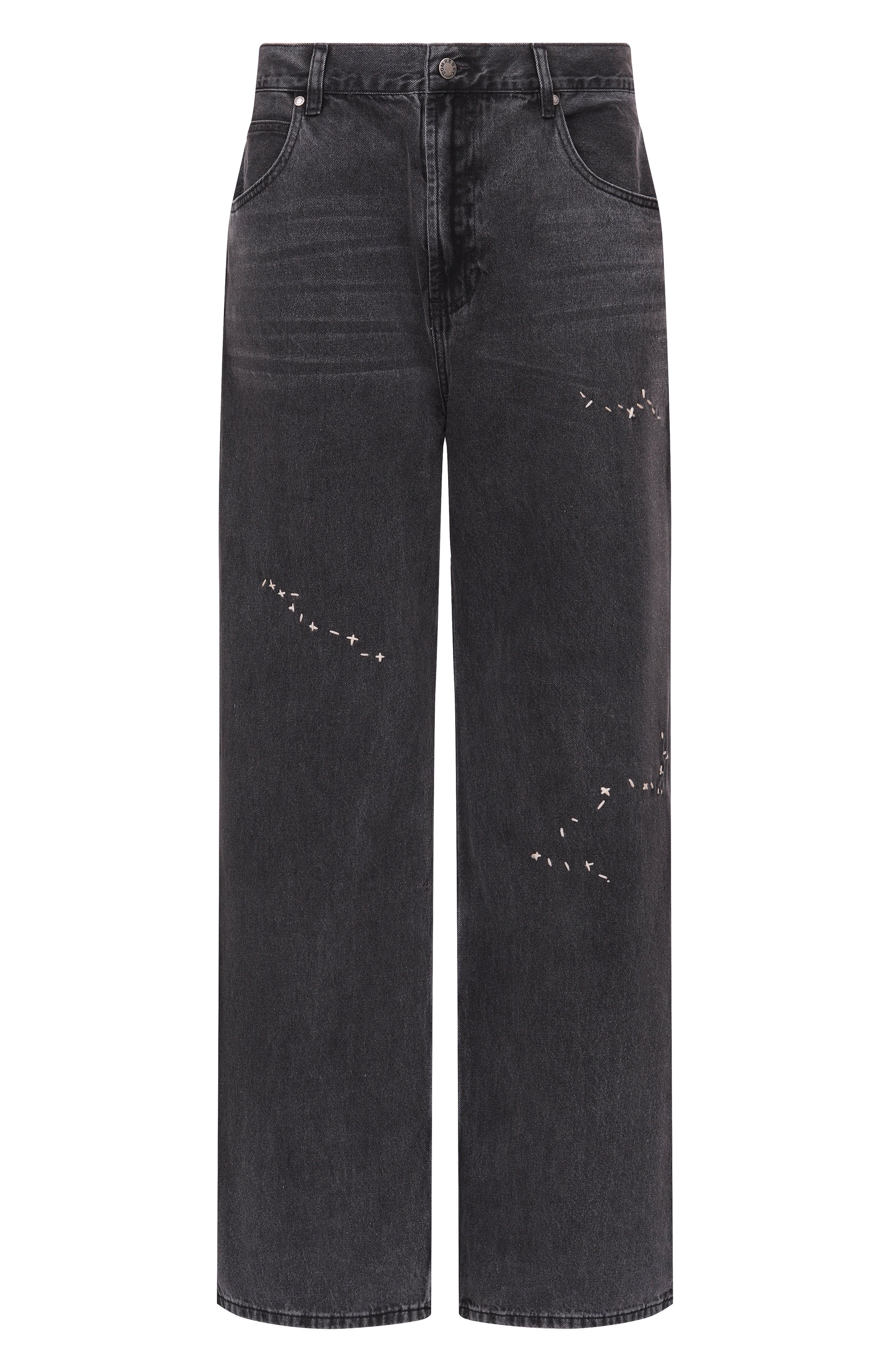 Джинсы DOMREBEL темно-серого цвета по цене 39200 руб., арт. M JERK/B00TCUT JEANS, фото 1 Джинсы DOMREBEL, арт. M JERK/B00TCUT JEANS, фото 1