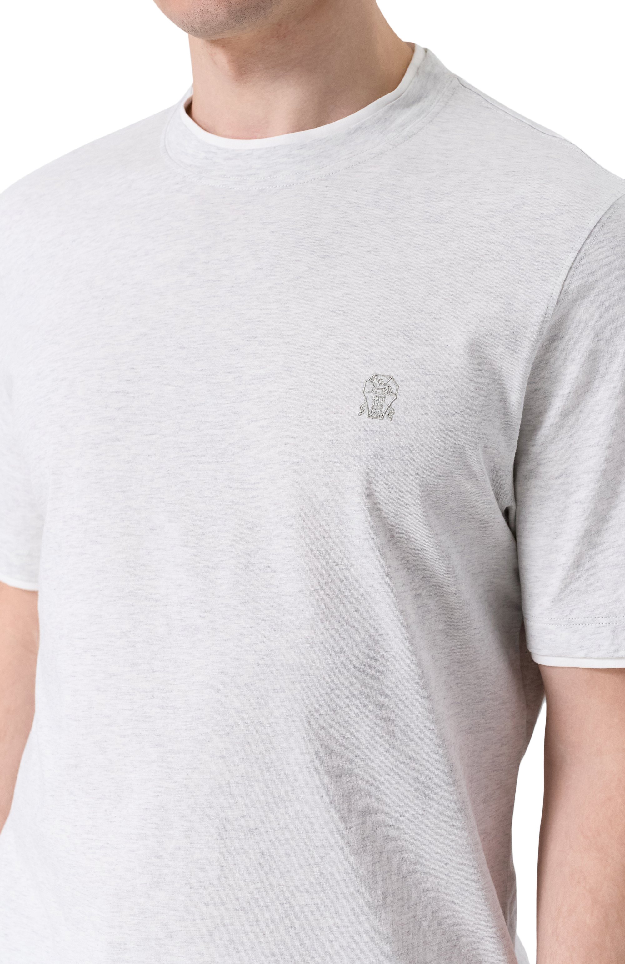 Хлопковая футболка BRUNELLO CUCINELLI, арт. M0B137427G, фото 5