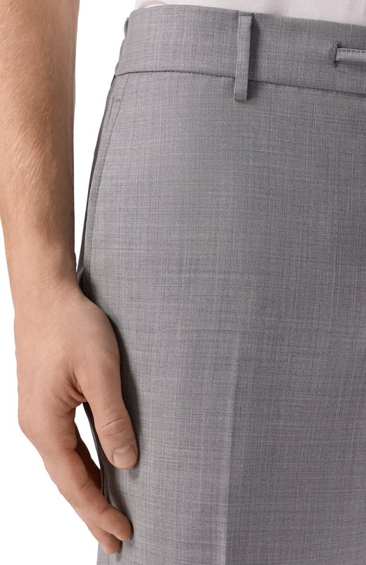 Шерстяные брюки Andrea Campagna SPIAGGIA20/RD1750 Серый  SPIAGGIA20/RD1750 Фото 5