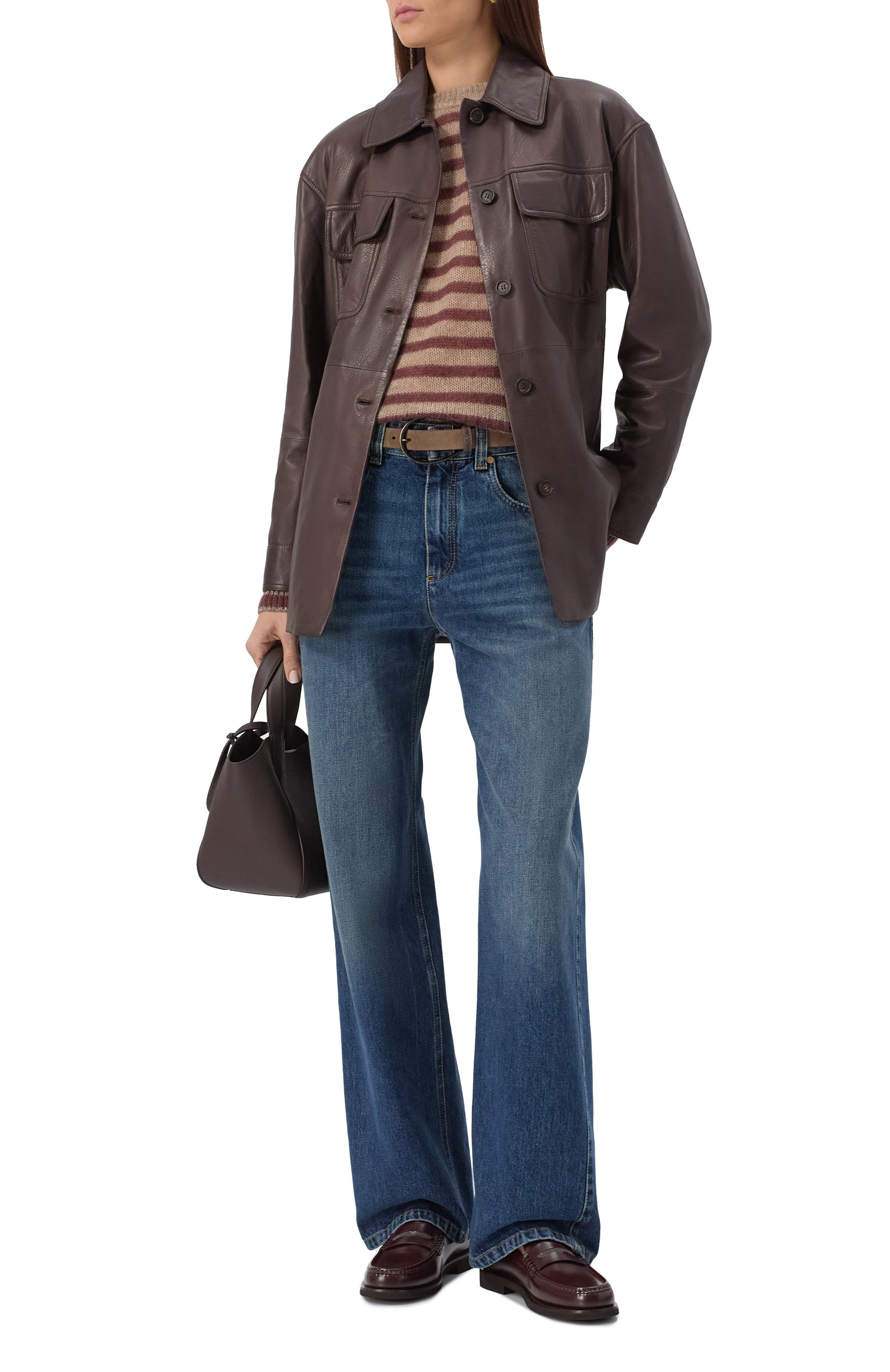 Кожаные пенни-лоферы BRUNELLO CUCINELLI, арт. MZVNG3011P, фото 2