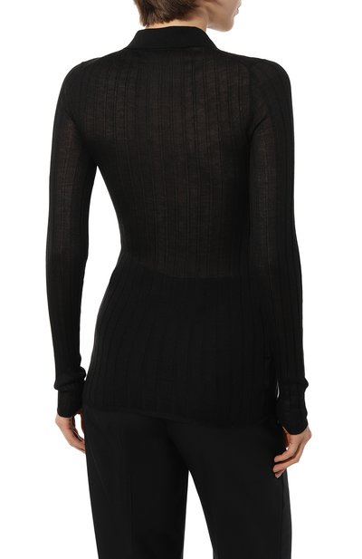 Поло из кашемира и шелка PRADA, арт. P24A1O-5U4-F0002-201, фото 4