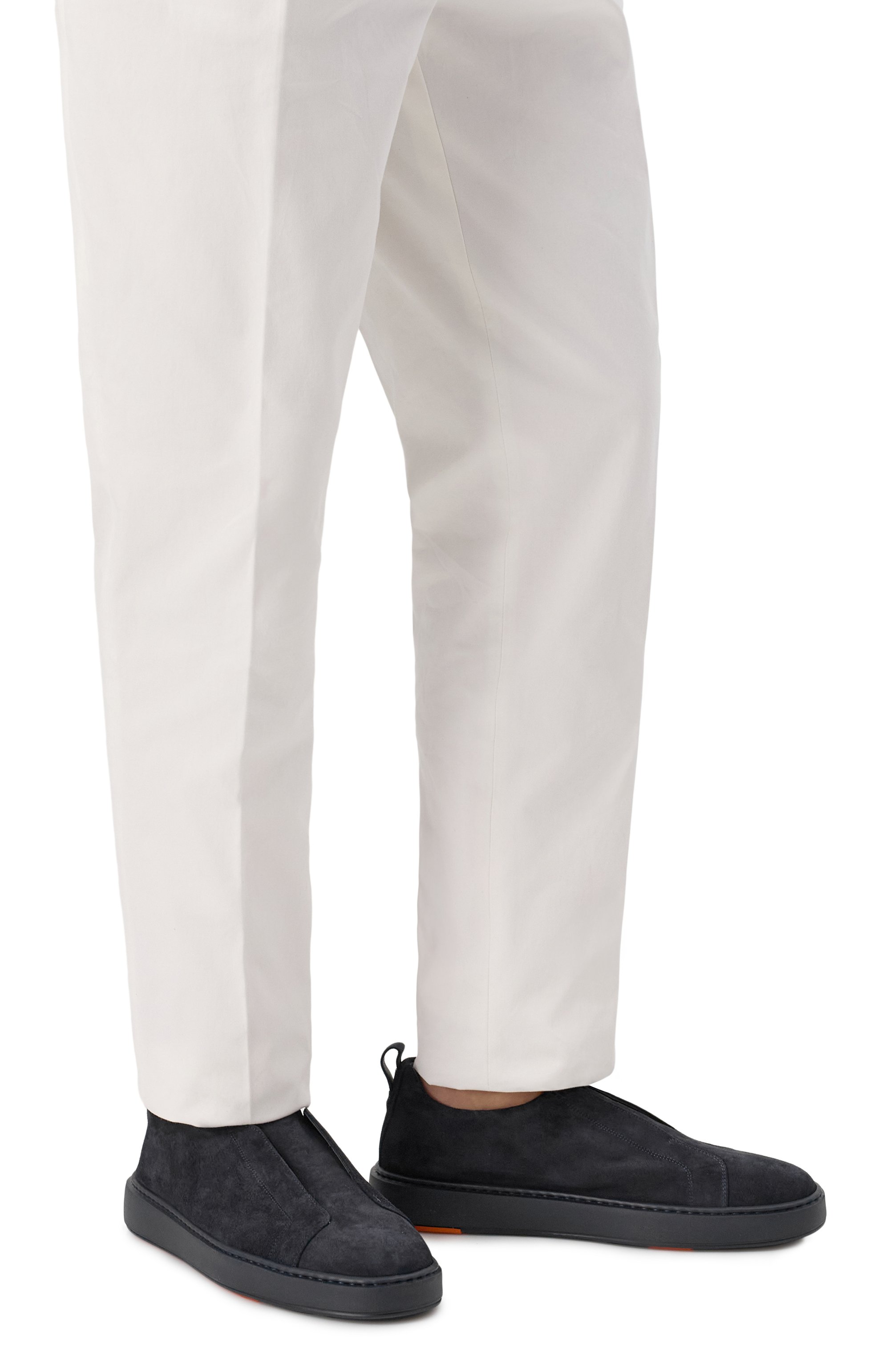 Замшевые кеды cleanic SANTONI, арт. MBCG219950CATSEY, фото 3