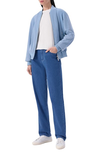 Женский замшевый бомбер MVST, арт. M26.2PW.L028/METIS SUEDE 0.6 MM