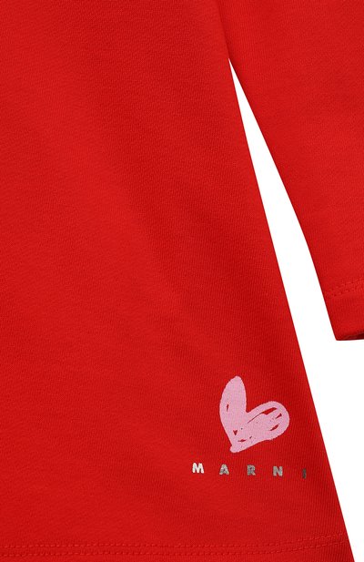 Хлопковое платье MARNI, арт. M01190/M00RE, фото 3