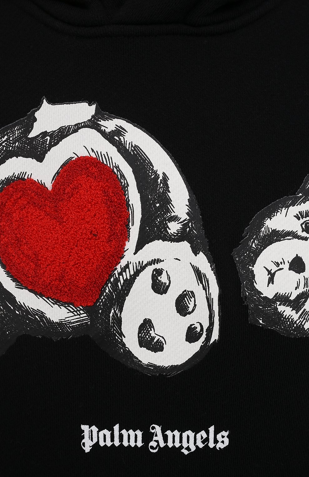 Хлопковое худи PALM ANGELS, арт. PWBB023S21FLE0031001, фото 5
