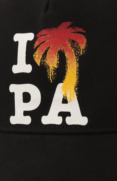 Хлопковая бейсболка PALM ANGELS, арт. PMLB094F23FAB0061001, фото 4